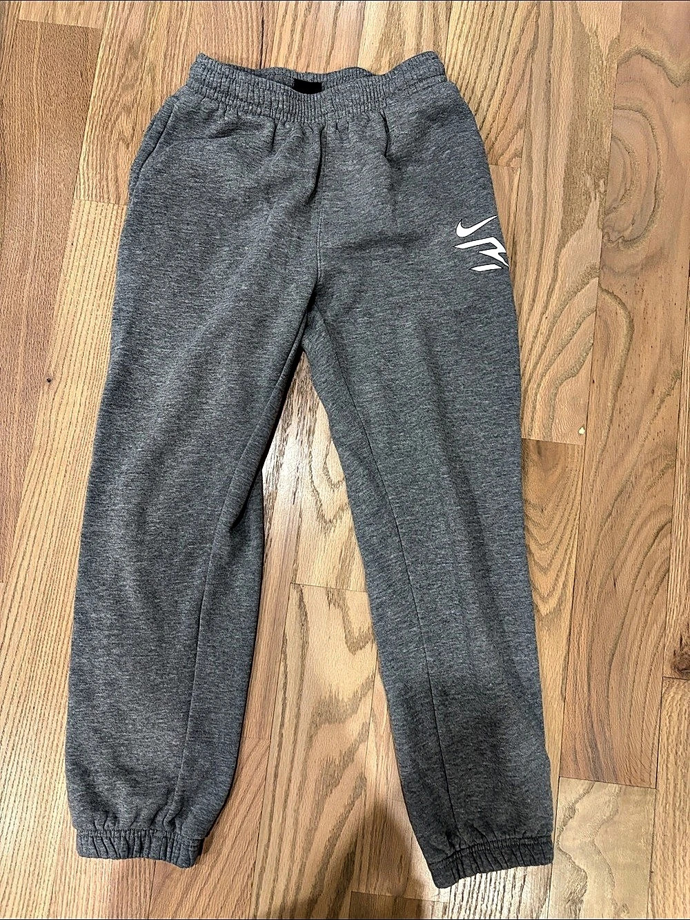 Nike Boys' Gray Jogger Sweatpants Size Large